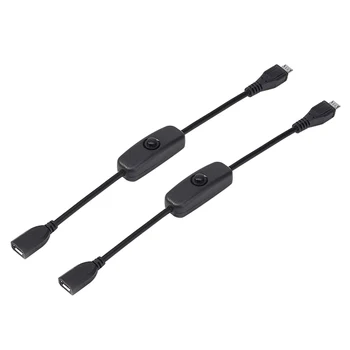 Wire Portable With Switch LED Light Toggle Power Control Micro USB Cable Electronic On Off For Fan Extension For Raspberry Pi
Wire Portable With Switch LED Light Toggle Power Control Micro USB Cable Electronic On Off For Fan Extension For Raspberry Pi