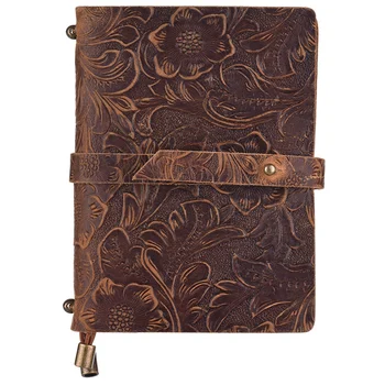 Vintage Embossed Pattern Travel Journal Notebook Lined Blank Grid Paper Diary Refillable Notepad Gift for Sketching Writing Brow
Vintage Embossed Pattern Travel Journal Notebook Lined Blank Grid Paper Diary Refillable Notepad Gift for Sketching Writing Brow