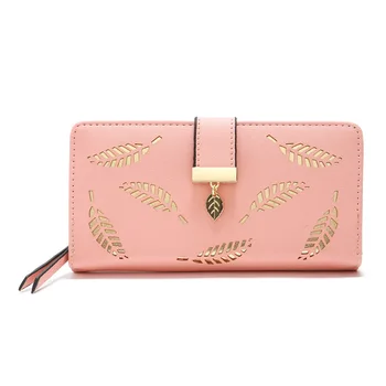 New Korean Hollow Leaf Flower Bi-Fold Wallet Fashion Ms. Long Wallet Zipper Phone Wallet Card Holder
New Korean Hollow Leaf Flower Bi-Fold Wallet Fashion Ms. Long Wallet Zipper Phone Wallet Card Holder