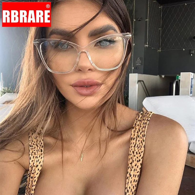 RBRARE Cat Eye Glasses Frames Women 2019 Brand Design Transparent Glsses Frame For Men Big Frame Eyeglasses Female Clear Lens
RBRARE Cat Eye Glasses Frames Women 2019 Brand Design Transparent Glsses Frame For Men Big Frame Eyeglasses Female Clear Lens
