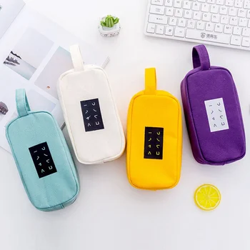 Portable Canvas School Pencil Case Boys Girls Pen Bag Pencilcase Student Cute Stationery Box Pouch Green Yellow White Purple
Portable Canvas School Pencil Case Boys Girls Pen Bag Pencilcase Student Cute Stationery Box Pouch Green Yellow White Purple