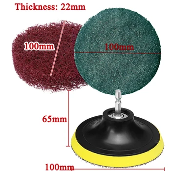 8pcs Set Scouring Pad Polishing Kit 1/4\\\" Hex Shank Windows Door Tiles Cloth Tool
8pcs Set Scouring Pad Polishing Kit 1/4\\\" Hex Shank Windows Door Tiles Cloth Tool