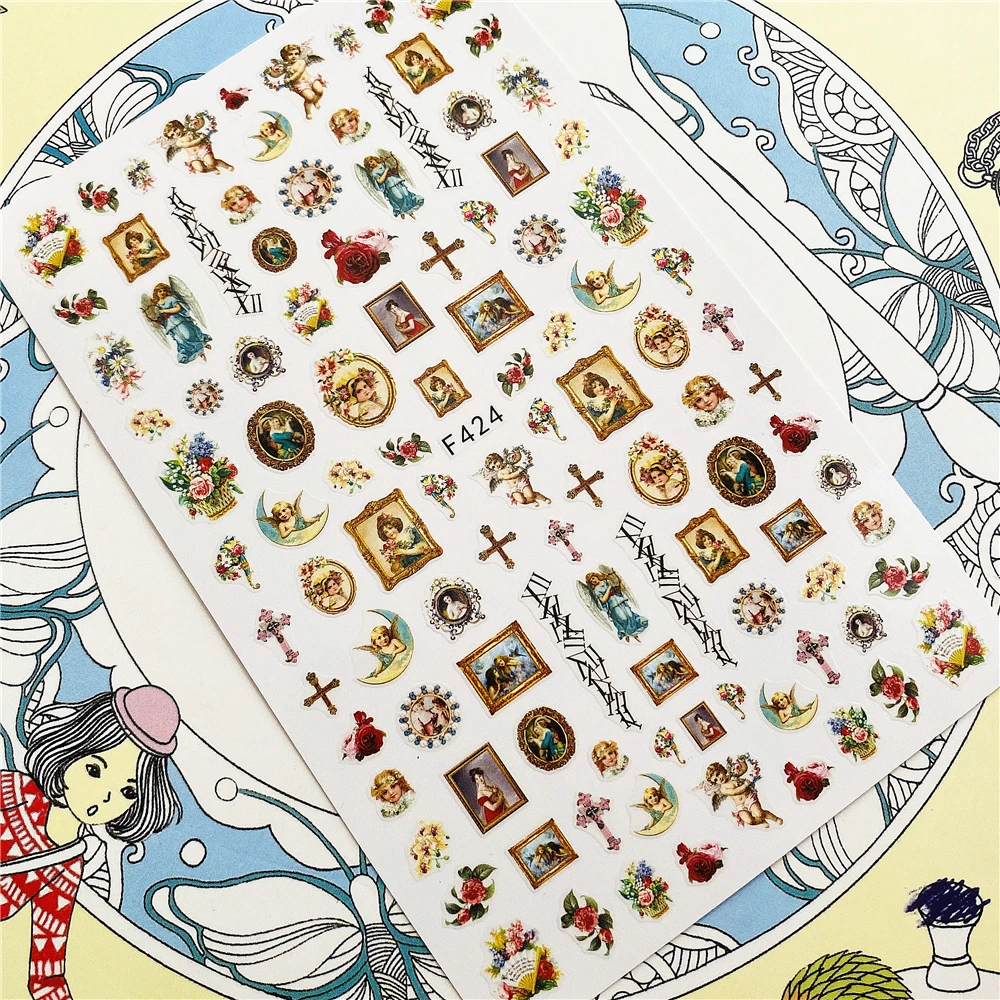 F-424 F-425 F-426 F-427 F-428 Angel cupid cross 3D Back glue Nail Art Stickers Decals Sliders Nail ornament decoration
F-424 F-425 F-426 F-427 F-428 Angel cupid cross 3D Back glue Nail Art Stickers Decals Sliders Nail ornament decoration