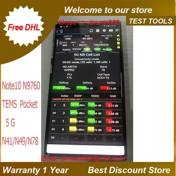 Free shipping DHL + 5G Note10 + N9760 Tems Pocket Handset , Support 5CA & 4X4 MIMO & QAM256 & VOLTE .. Testing
Free shipping DHL + 5G Note10 + N9760 Tems Pocket Handset , Support 5CA & 4X4 MIMO & QAM256 & VOLTE .. Testing