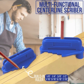 Multi-Function Center Scriber Woodworking Marking Gauge Centerline Marking Tool Magnetic Center Finder Tool Dropshipping
Multi-Function Center Scriber Woodworking Marking Gauge Centerline Marking Tool Magnetic Center Finder Tool Dropshipping