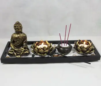 Big Size Resin Buddha Statue Zen Meditation Peaceful Relax Decor Set Spiritual Zen Garden Sand Tray Kit Buddha Incense Burner
Big Size Resin Buddha Statue Zen Meditation Peaceful Relax Decor Set Spiritual Zen Garden Sand Tray Kit Buddha Incense Burner