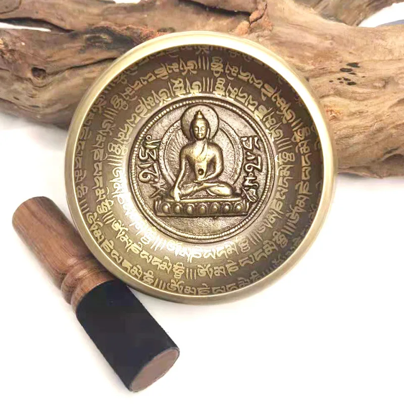 New Buddha Buddhism Tibetan Bowl Brass Nepal Singing Bowls Buddhist Yoga Meditation Singing Bowl Sanskrit Brass Singing Bowl
New Buddha Buddhism Tibetan Bowl Brass Nepal Singing Bowls Buddhist Yoga Meditation Singing Bowl Sanskrit Brass Singing Bowl