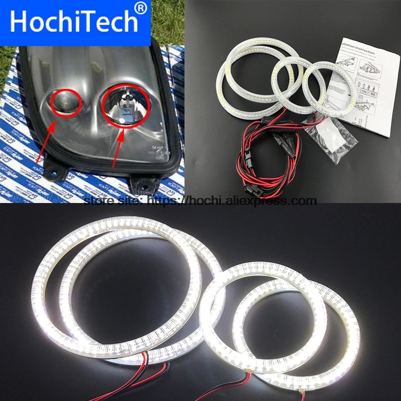 

Hot style SMD angel eyes super bright white led halo light kit for fiat coupe Coupe 1993 1994 1995 1996 1997 1998 1999 2000
