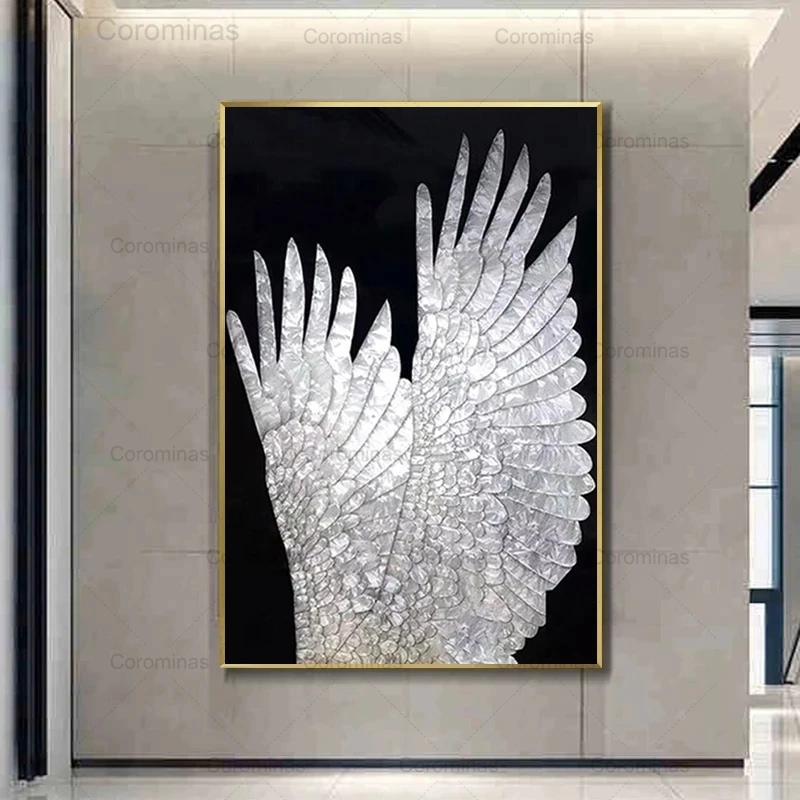 Canvas Art Paintings Black and White Angel Wings Abstract Wall Art Modular Posters and Prints Wings Wall Picture Home Decoration
Canvas Art Paintings Black and White Angel Wings Abstract Wall Art Modular Posters and Prints Wings Wall Picture Home Decoration