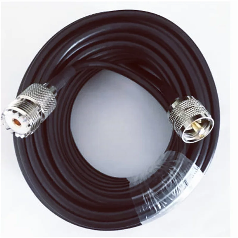 RF Coaxial Cable UHF Male to Female Connector UHF PL259 Male to UHF UHF SO239 Female RG58 Pigtail Cable
RF Coaxial Cable UHF Male to Female Connector UHF PL259 Male to UHF UHF SO239 Female RG58 Pigtail Cable