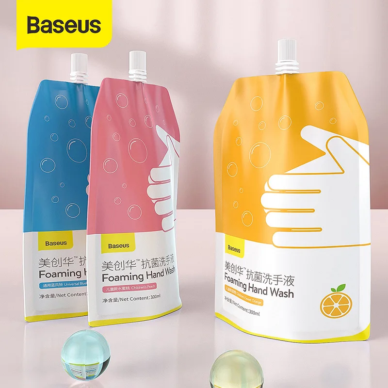 Baseus 300ml Foaming Hand Sanitizer For Infrared Foaming Hand Washer Induction Sensor Soap Dispenser For Bathroom Kitchen(2 Bag)
Baseus 300ml Foaming Hand Sanitizer For Infrared Foaming Hand Washer Induction Sensor Soap Dispenser For Bathroom Kitchen(2 Bag)