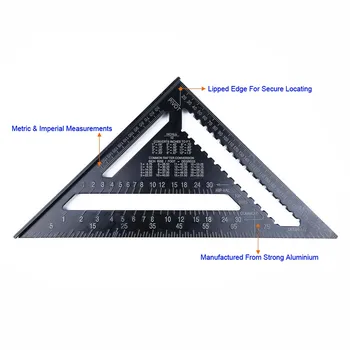 Metric Triangle Angular Velocity Square Construction Rafters Protractor Miter Scale
Metric Triangle Angular Velocity Square Construction Rafters Protractor Miter Scale