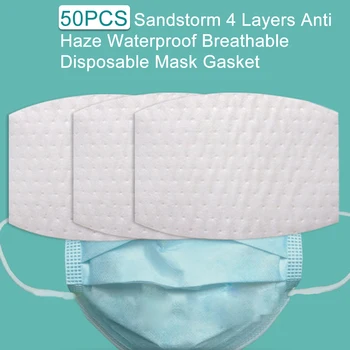50pcs Disposable Mask Gasket Outdoor Sandstorm 4 Layers Daily Waterproof Breathable Filter Pad Cycling Dustproof Air Pollution
50pcs Disposable Mask Gasket Outdoor Sandstorm 4 Layers Daily Waterproof Breathable Filter Pad Cycling Dustproof Air Pollution
