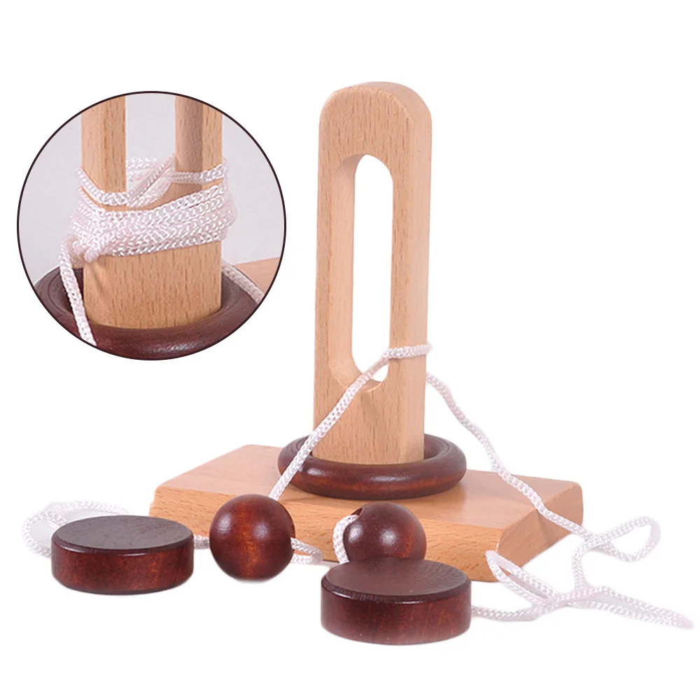 Desk Novelty 3d Wooden Rope Loop Puzzle Iq Mind String Brain Teaser Game For Adults Kids Birthday Gifts
Desk Novelty 3d Wooden Rope Loop Puzzle Iq Mind String Brain Teaser Game For Adults Kids Birthday Gifts