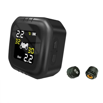 JASET Waterproof Motorcycle Real Time Tire Pressure Monitoring System Moto Motorbike TPMS Wireless LCD Display External Sensors
JASET Waterproof Motorcycle Real Time Tire Pressure Monitoring System Moto Motorbike TPMS Wireless LCD Display External Sensors