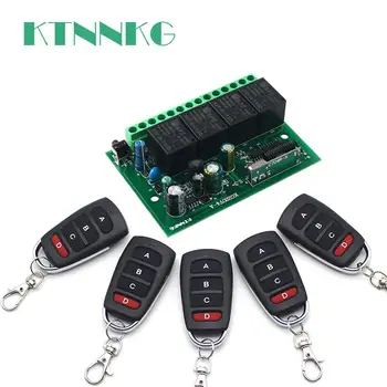 AC 110V 220V 10Amp 2200W 4CH 433MHz rf Remote Control Switch Wireless Relay Receiver Controller for Garage\ Door\ LED\ Bulb/DIY
AC 110V 220V 10Amp 2200W 4CH 433MHz rf Remote Control Switch Wireless Relay Receiver Controller for Garage\ Door\ LED\ Bulb/DIY