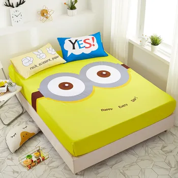 Bed Ruffle Fitted Cover100% Cotton Yellow Cartoon Bed Sheet Elastic Mattress Pure Cotton Bed Sheet Single Bed Large Double Bed
Bed Ruffle Fitted Cover100% Cotton Yellow Cartoon Bed Sheet Elastic Mattress Pure Cotton Bed Sheet Single Bed Large Double Bed