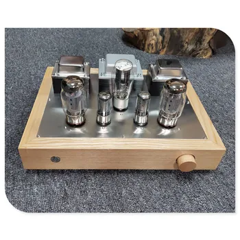 6J8P/6SJ7/717A+KT88 KT66 single-ended tube power amplifier, frequency response: 20-30KHz ±1db total harmonic distortion<0.5% 
6J8P/6SJ7/717A+KT88 KT66 single-ended tube power amplifier, frequency response: 20-30KHz ±1db total harmonic distortion<0.5%