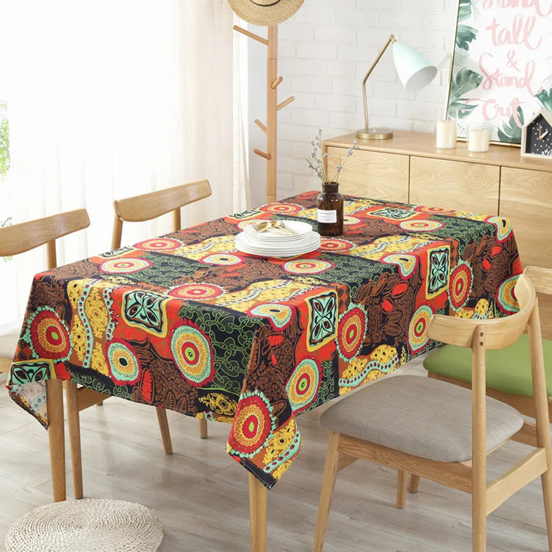 Bohemia Printed Tablecloth Striped Multicolor Table Cover Printed Picnic Cloth Background Cloth Table Decor Waterproof Oilproof
Bohemia Printed Tablecloth Striped Multicolor Table Cover Printed Picnic Cloth Background Cloth Table Decor Waterproof Oilproof