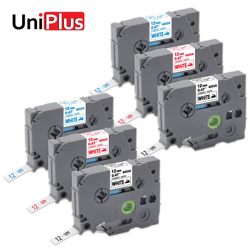UniPlus 6pcs 12mm Fabric Labeling Tape fit for Brother P touch Label Printer Iron on Cloth TZe-FA3 TZeFA3R TZe FA231 Label Maker
UniPlus 6pcs 12mm Fabric Labeling Tape fit for Brother P touch Label Printer Iron on Cloth TZe-FA3 TZeFA3R TZe FA231 Label Maker