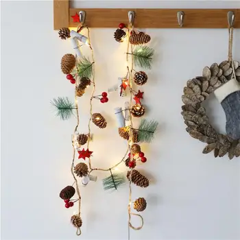 New Year Decoration LED String light Pine Cone Copper Wire Fairy warm white Garland lights For Christmas Home Wedding Party
New Year Decoration LED String light Pine Cone Copper Wire Fairy warm white Garland lights For Christmas Home Wedding Party