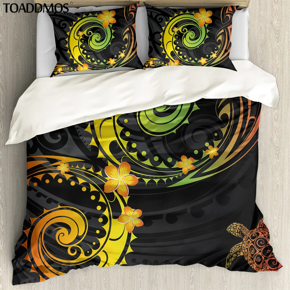 TOADDMOS Plumeria Sea Turtle Polynesian Pattern Duvet Cover & Pillowcase Comfort Bedding Set for Home Decoration Premium Bed Set
TOADDMOS Plumeria Sea Turtle Polynesian Pattern Duvet Cover & Pillowcase Comfort Bedding Set for Home Decoration Premium Bed Set