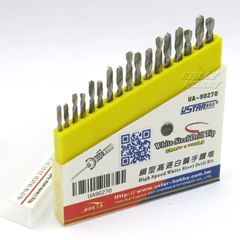 NEW U-STAR UA-90270 High Speed White Steel Drill Bit,17 in 1 Drill Tip (1.6-3.2mm) Model Craft Tools
NEW U-STAR UA-90270 High Speed White Steel Drill Bit,17 in 1 Drill Tip (1.6-3.2mm) Model Craft Tools