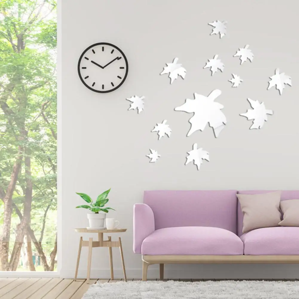 9Pcs 3D Mirrors Maple Leaf Shape Wall Sticker Bedroom Decor Wall Art Removable Acrylic Wall Stickers Living Kids Room Decoration
9Pcs 3D Mirrors Maple Leaf Shape Wall Sticker Bedroom Decor Wall Art Removable Acrylic Wall Stickers Living Kids Room Decoration