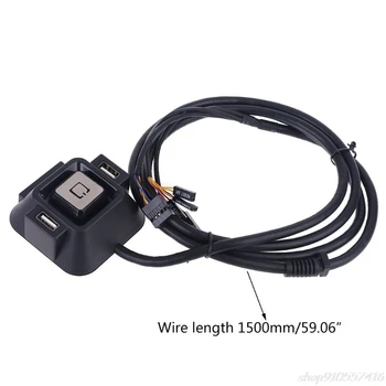 Multifunctional USB 2.0 Computer PC Switch External Power On/Off Reset Button with Microphone Port S30 20 Dropshipping
Multifunctional USB 2.0 Computer PC Switch External Power On/Off Reset Button with Microphone Port S30 20 Dropshipping