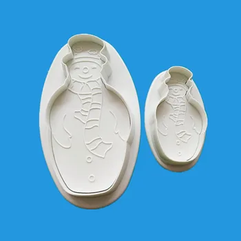 2pcs Cookie Stamp Biscuit Mold Snowman Cookie Cutters Plastic Cookie Plunger Cutter Cake Decorating Tools Kitchen Baking Molds
2pcs Cookie Stamp Biscuit Mold Snowman Cookie Cutters Plastic Cookie Plunger Cutter Cake Decorating Tools Kitchen Baking Molds