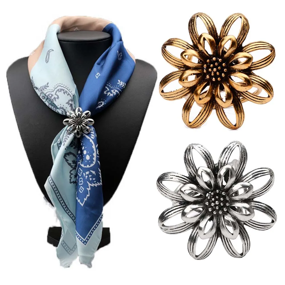 Vintage Gold Silver Color SunFlower Clips Brooches Pins Wedding Scarf Buckle Clips for Women Girls Jewelry Gifts
Vintage Gold Silver Color SunFlower Clips Brooches Pins Wedding Scarf Buckle Clips for Women Girls Jewelry Gifts