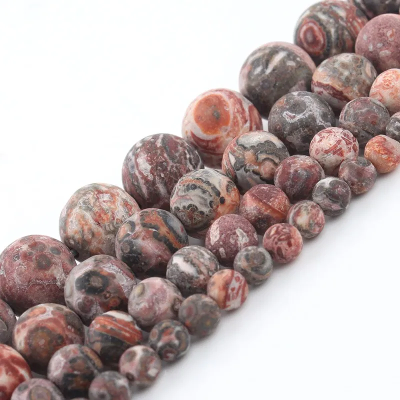 Natural Matte Leopard Print Jasper Stone Round Loose Spacers Beads for Jewelry Making DIY Bracelet Necklace 4/6/8/10/12mm 15inch
Natural Matte Leopard Print Jasper Stone Round Loose Spacers Beads for Jewelry Making DIY Bracelet Necklace 4/6/8/10/12mm 15inch