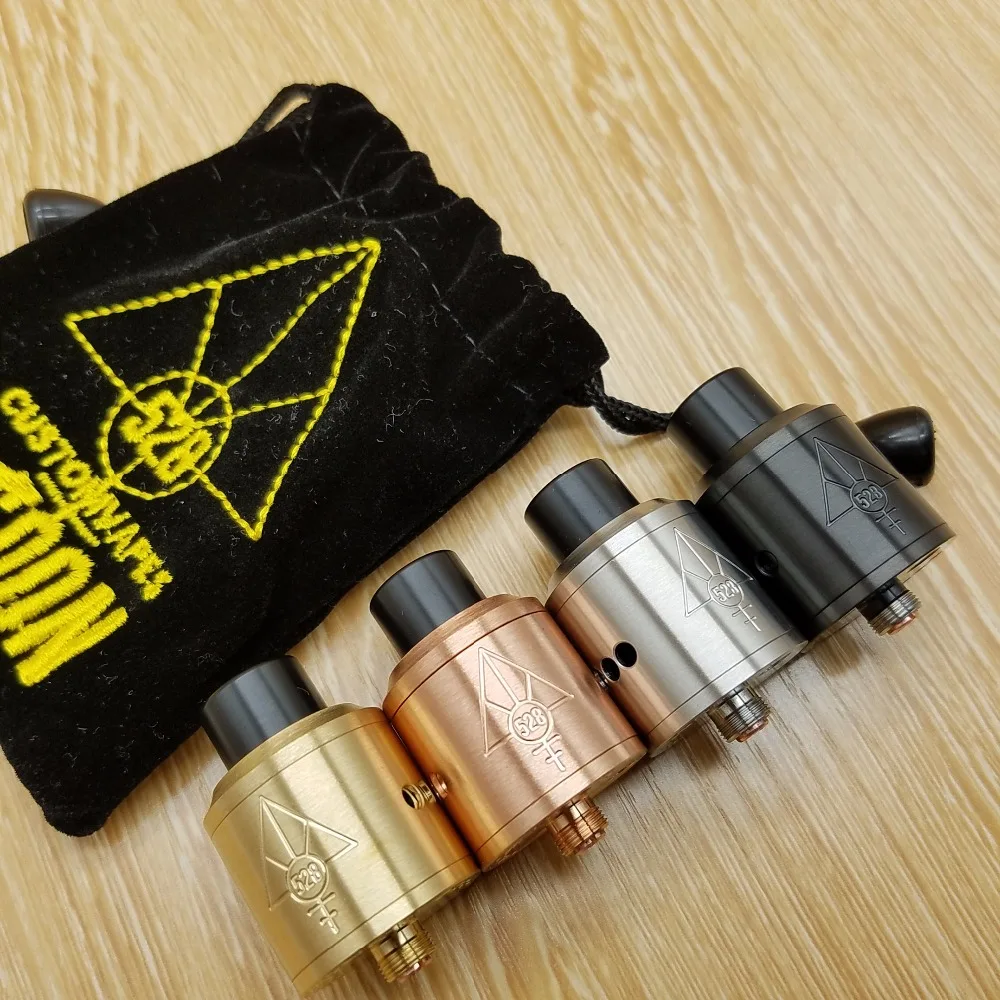 Original GOON 528 RDA Atomizer 24mm Single/Double Coil Double Column Gold Plated Splint 810 PEI Drip Tip RDA RTA Tank
Original GOON 528 RDA Atomizer 24mm Single/Double Coil Double Column Gold Plated Splint 810 PEI Drip Tip RDA RTA Tank