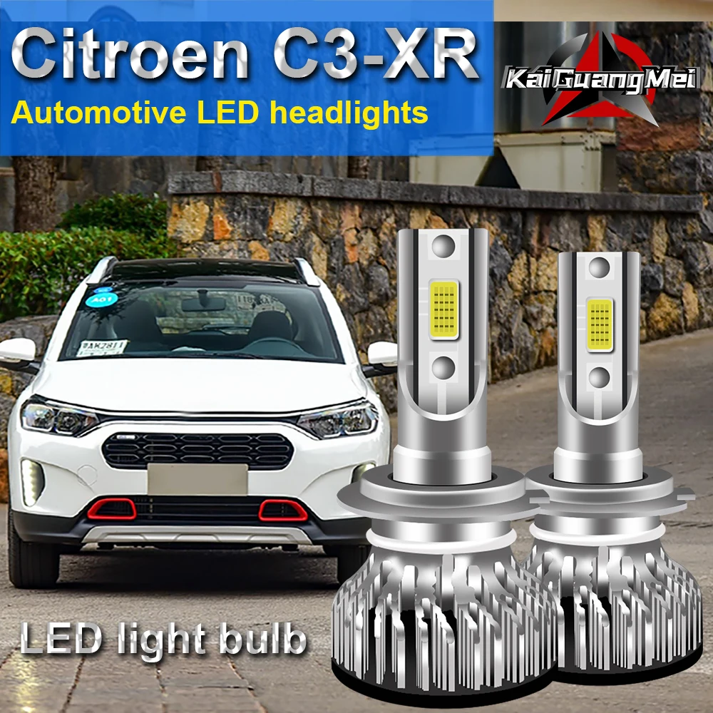 CitroenC3-XR Car LED Headlight Bulbs Super Bright High/Low Beam H7 LED Bulb White 6000K 12000LM 100W
CitroenC3-XR Car LED Headlight Bulbs Super Bright High/Low Beam H7 LED Bulb White 6000K 12000LM 100W