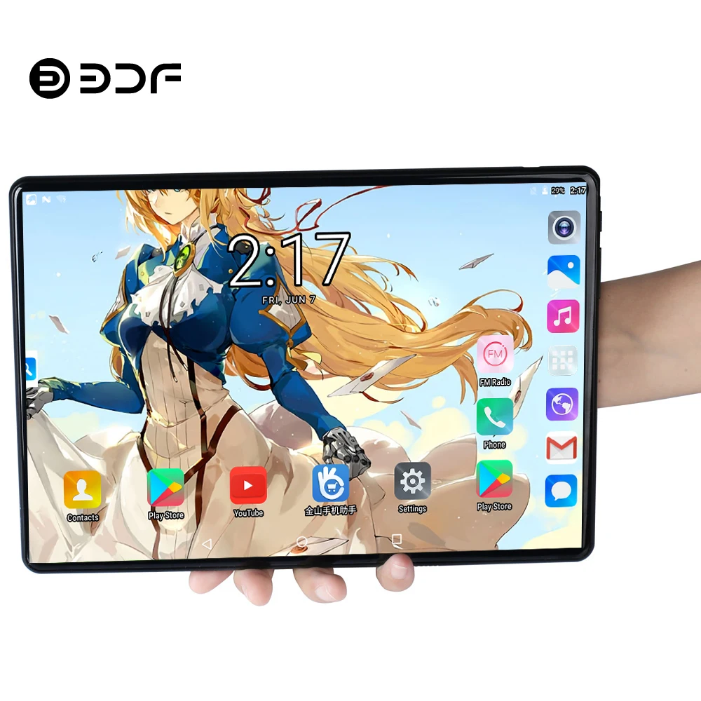 BDF 2020 New 10 Inch Tablet Pc Octa Core 4GB RAM 64GB ROM 1280*800 IPS Tablet 2.5D Tempered Glass 10.1 Tablets Android 7.0+Gifts
BDF 2020 New 10 Inch Tablet Pc Octa Core 4GB RAM 64GB ROM 1280*800 IPS Tablet 2.5D Tempered Glass 10.1 Tablets Android 7.0+Gifts