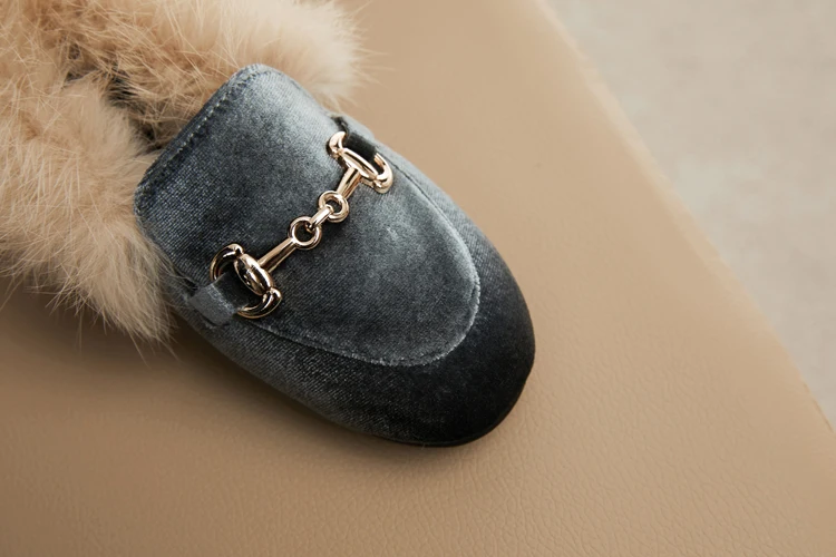 Winter Kids Fur Velvet Shoes Baby Girls Princess Flats Children Warm Brand Shoes Toddler Slip On Loafers With Buckle Moccasin Winter Kids Fur Velvet Shoes Baby Girls Princess Flats Children Warm Brand Shoes Toddler Slip On Loafers With Buckle Moccasin