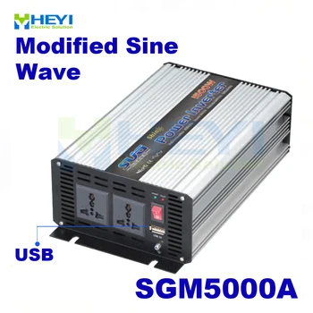 Modified Sine Wave Inverter 5000W with USB input 12VDC 24VDC 48VDC output 110VAC 220VAC solar micro inverter
Modified Sine Wave Inverter 5000W with USB input 12VDC 24VDC 48VDC output 110VAC 220VAC solar micro inverter