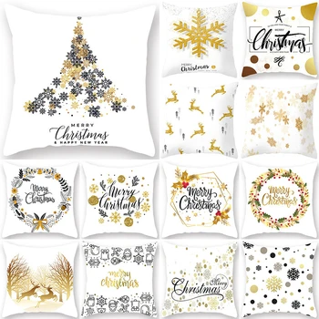 1Pcs Christmas Deer Snow Pattern Cushion Cover Polyester 45*45cm Decorative Pillowcase New Year Sofa Home Car PillowCover 40996 
1Pcs Christmas Deer Snow Pattern Cushion Cover Polyester 45*45cm Decorative Pillowcase New Year Sofa Home Car PillowCover 40996