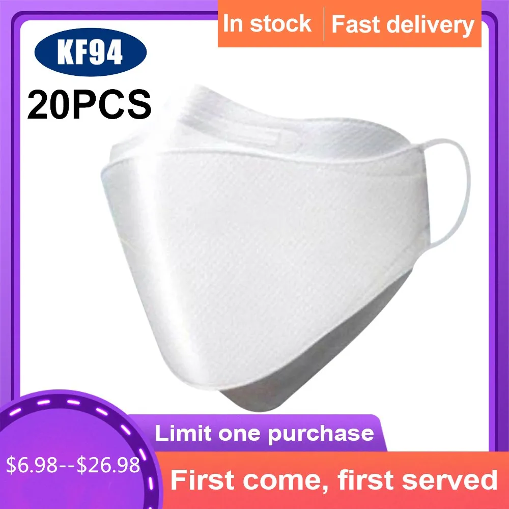 20pcs KF94 Mask Mouth Mask Face Mask 94% Filtration Mouth Adaptable Nose Bar 3-Layer Protective Face Mask Fabric
20pcs KF94 Mask Mouth Mask Face Mask 94% Filtration Mouth Adaptable Nose Bar 3-Layer Protective Face Mask Fabric
