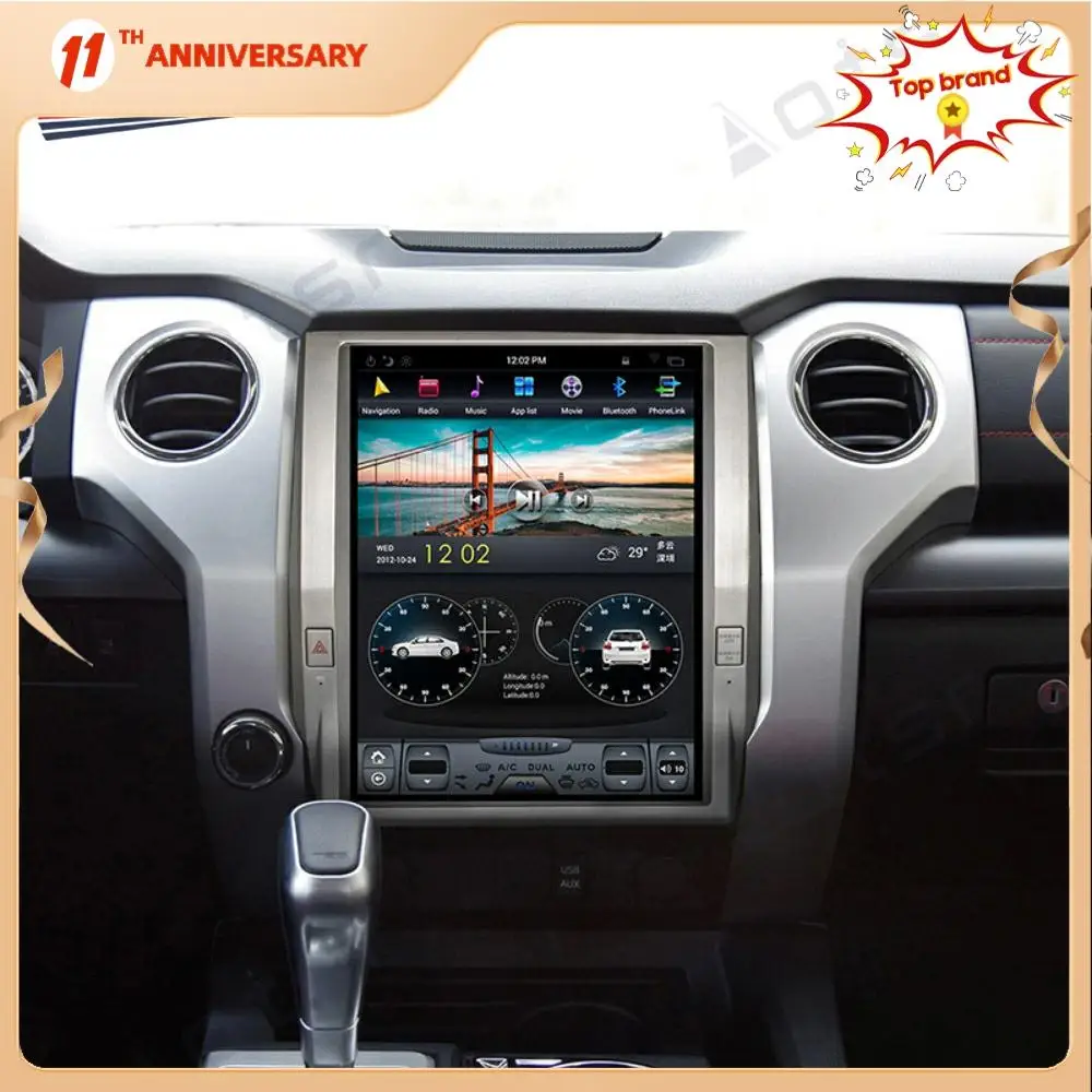 Автомагнитола Tesla PX6, Android 9,0, 4 + 64 ГБ, GPS-навигация, мультимедийный плеер для Toyota Tundra 2014 - 2020 DSP
Автомагнитола Tesla PX6, Android 9,0, 4 + 64 ГБ, GPS-навигация, мультимедийный плеер для Toyota Tundra 2014 - 2020 DSP