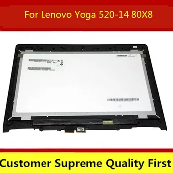 with frame bezelFor Lenovo Yoga 520-14 80X8 520-14IKB 14" LCD Screen+Touch Digitizer Assembly with Frame
with frame bezelFor Lenovo Yoga 520-14 80X8 520-14IKB 14" LCD Screen+Touch Digitizer Assembly with Frame