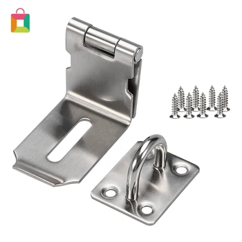 Durable Stainless Steel Hasp Latch And Staple Gate Anti-theft Door Shed Latch Lock For Padlock Household Safety 90 Degree Cozy 
Durable Stainless Steel Hasp Latch And Staple Gate Anti-theft Door Shed Latch Lock For Padlock Household Safety 90 Degree Cozy