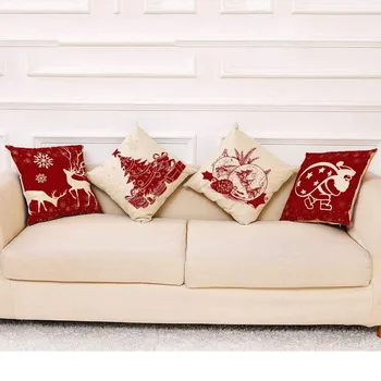 2020 Christmas 4PCS Pillow Case Pattern Sofa Car Throw Cushion Cover Home Decor 45*45cm Polyester hogar Throw Pillowcover
2020 Christmas 4PCS Pillow Case Pattern Sofa Car Throw Cushion Cover Home Decor 45*45cm Polyester hogar Throw Pillowcover