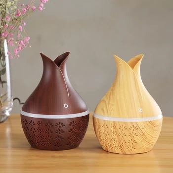 Hollow Wood Grain Electric Ultrasonic Humidifier 300ml USB Aroma Oil Diffuser Mist Maker Refresher Humidification Gift
Hollow Wood Grain Electric Ultrasonic Humidifier 300ml USB Aroma Oil Diffuser Mist Maker Refresher Humidification Gift