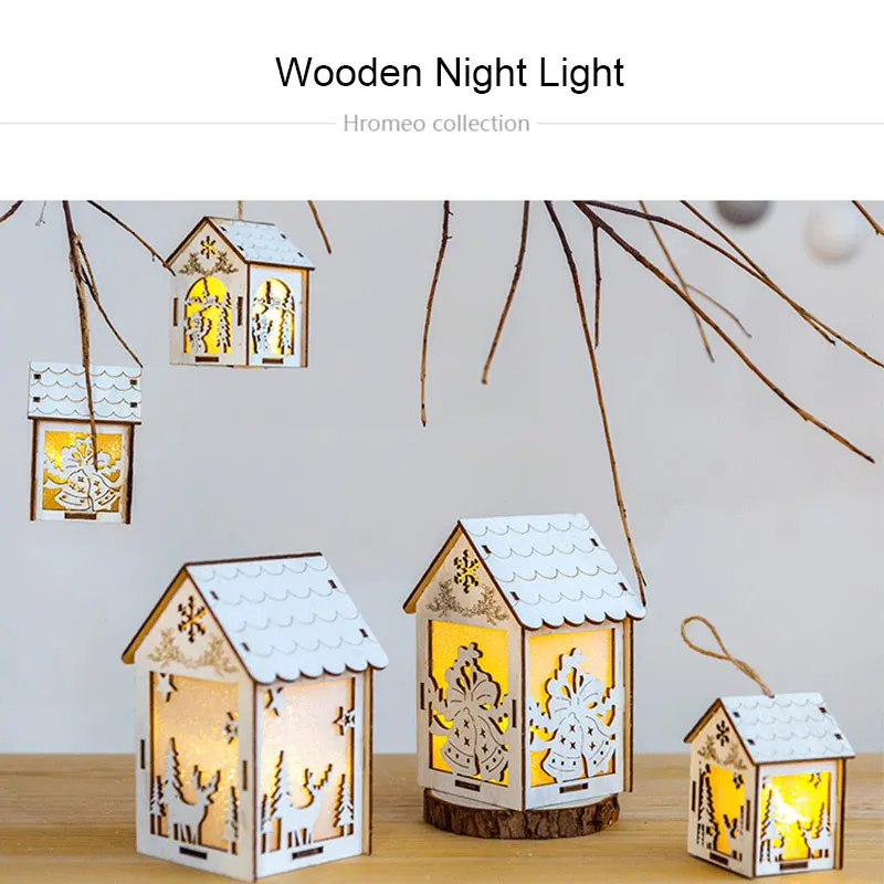 Hot Selling Christmas Tree Decorations Wood House With Led Light Night Light Xmas House Decorations For Home kerst
Hot Selling Christmas Tree Decorations Wood House With Led Light Night Light Xmas House Decorations For Home kerst
