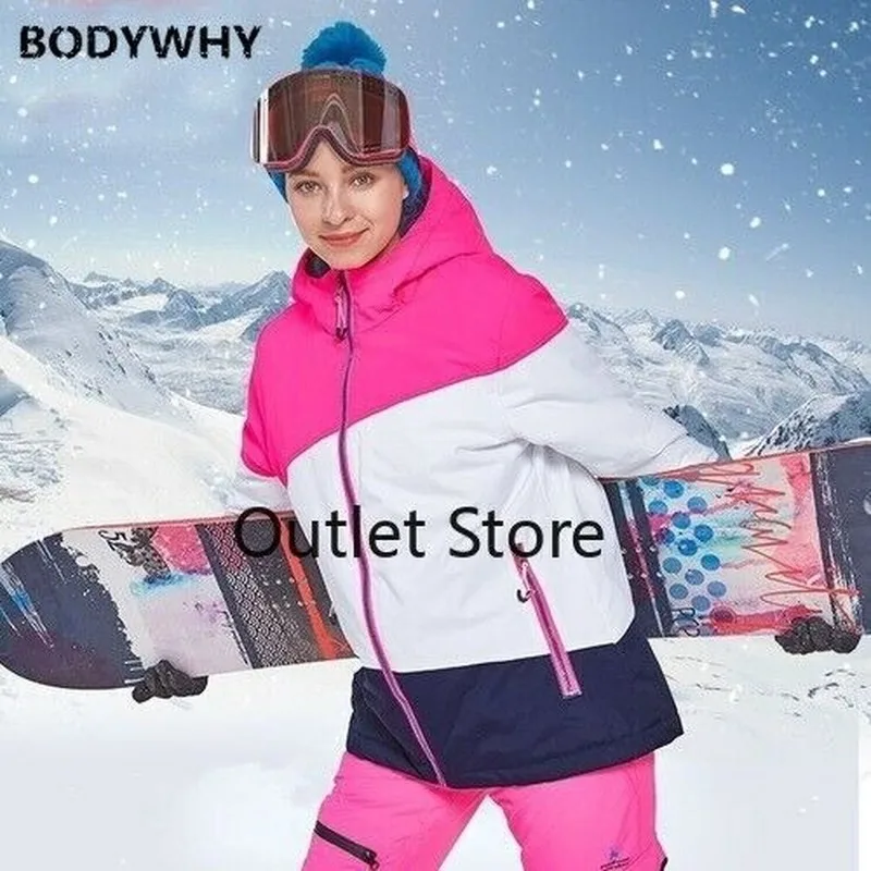 Winter Womens Ski Suit Hooded Snowboard Jacket Waterproof Snow Pants Skiing Set
Winter Womens Ski Suit Hooded Snowboard Jacket Waterproof Snow Pants Skiing Set
