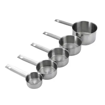 5PCS Stainless Steel Measuring Cups And Spoons Set Kitchen Baking Gadget Tool Measuring Tools Stainless Steel Measuring Cups
5PCS Stainless Steel Measuring Cups And Spoons Set Kitchen Baking Gadget Tool Measuring Tools Stainless Steel Measuring Cups