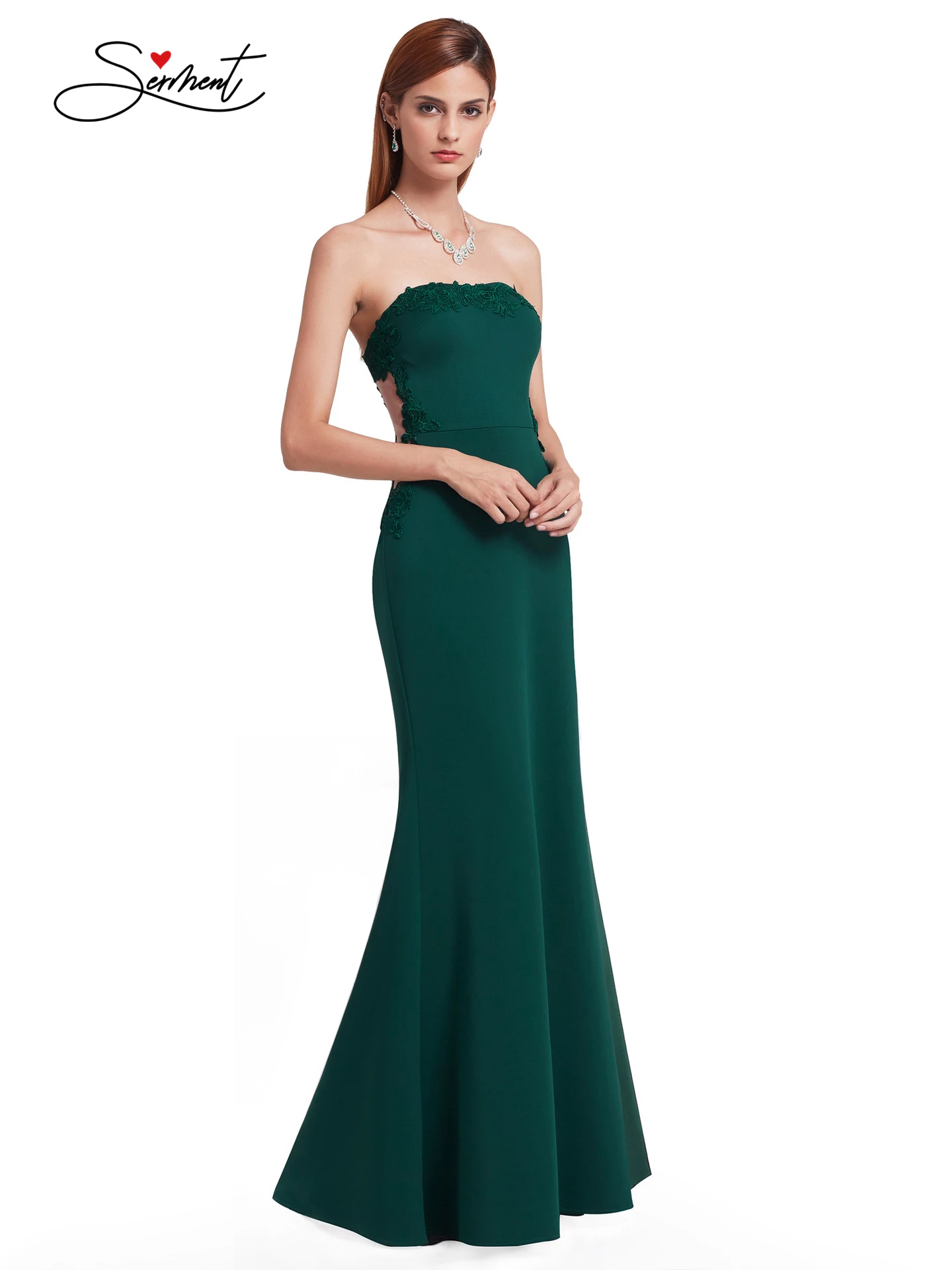OLLYMURS New Elegant Woman Evening Gown Suitable Green Sexy Topless Backless Evening Dress for Formal Parties
OLLYMURS New Elegant Woman Evening Gown Suitable Green Sexy Topless Backless Evening Dress for Formal Parties