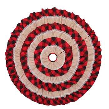 Christmas Plaid Linen Lace Tree Skirt Christmas Tree Decorative Tree Skirt with Home Decoration
Christmas Plaid Linen Lace Tree Skirt Christmas Tree Decorative Tree Skirt with Home Decoration