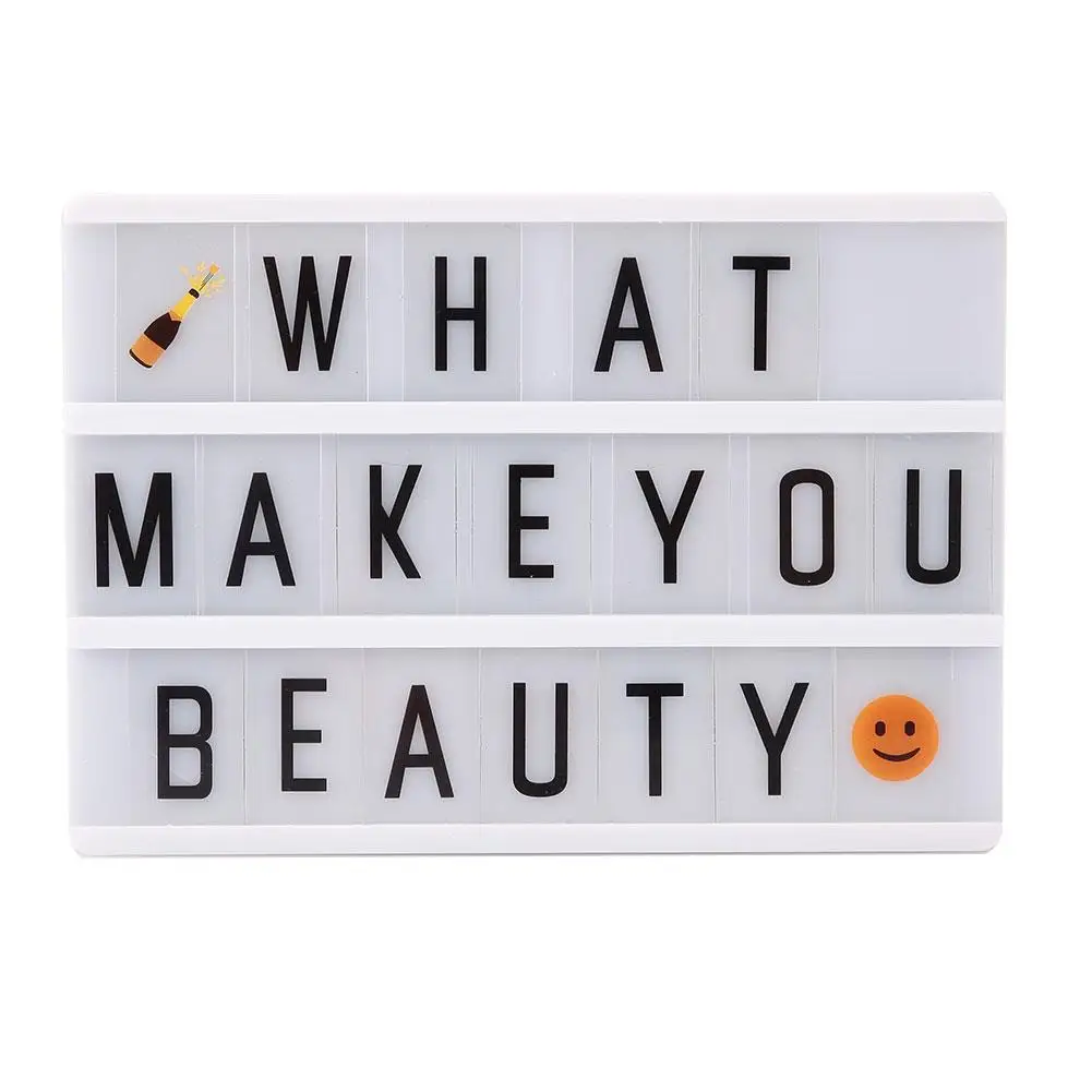 DIY Party Decorations & Favors 90PCS for A6 Light Box Replacement Letters Home Decor Cinema Battery Sign Gift Board
DIY Party Decorations & Favors 90PCS for A6 Light Box Replacement Letters Home Decor Cinema Battery Sign Gift Board